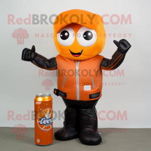 Orange Soda Can mascotte...