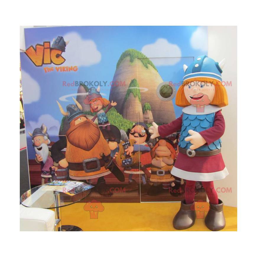 Zrzavý maskot Vic, vikingská slavná televizní postava - Zrzavý maskot Vic, vikingská slavná televizní postava -