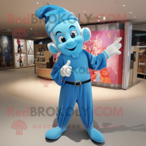 Sky Blue Magician mascotte...