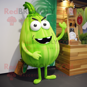 Lime Green Onion mascotte...