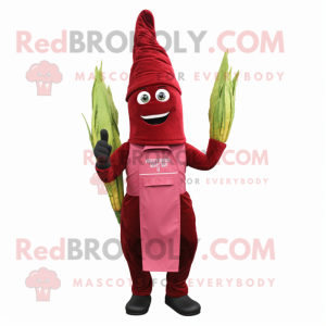 Maroon Asparagus mascotte...