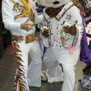 Mascotte della tigre vestita da Elvis - Redbrokoly.com