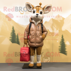 Tan Roe Deer mascotte...