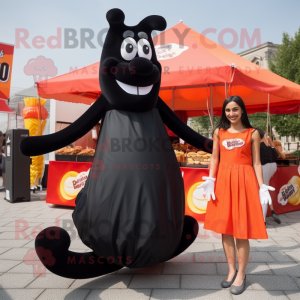 Black Currywurst mascotte...