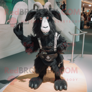 Black Angora Goat mascotte...