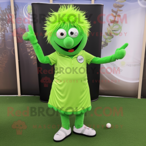 Lime Green Golf Ball maskot...