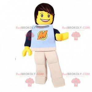 Brinquedo Playmobil amarelo mascote da Lego - Redbrokoly.com