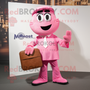 Personagem de mascote Pink...