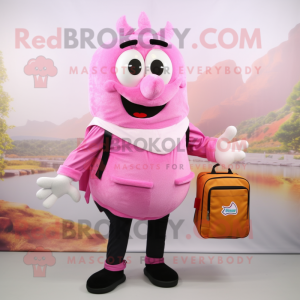 Roze Moussaka mascotte...