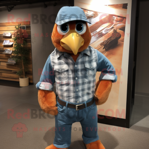 Rust Eagle maskot drakt...