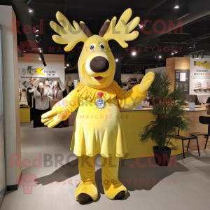 Yellow Moose mascotte...