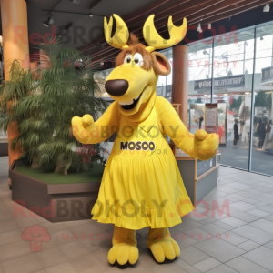 Yellow Moose mascotte...