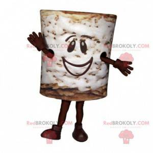 Mascotte di cereali al cioccolato. Mascotte della colazione -