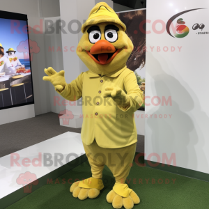Olive Butter Kylling maskot...