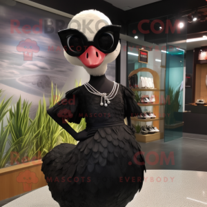 Black Swan maskot kostym...