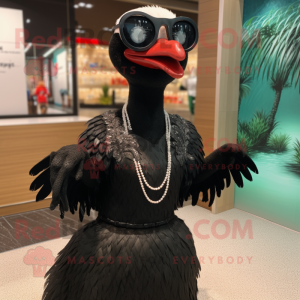 Black Swan maskot kostym...