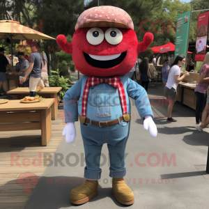 Red Burgers mascotte...