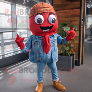 Red Burgers maskot drakt...