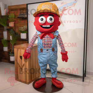 Red Burgers maskot kostume...