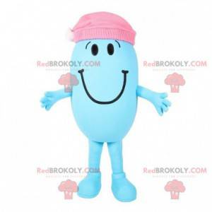 Mascot blue character of Mr. Madam - Redbrokoly.com