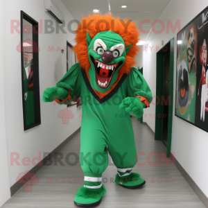 Forest Green Evil Clown w...