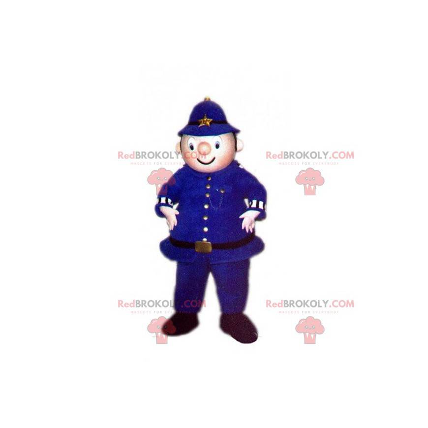 Maskott av Mr. Gendarm berømte politimann i Noddy -