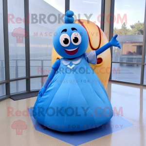 Blue Donut maskot kostym...