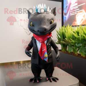 Black Axolotls mascotte...