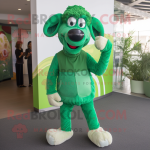 Green Ram maskot kostym...