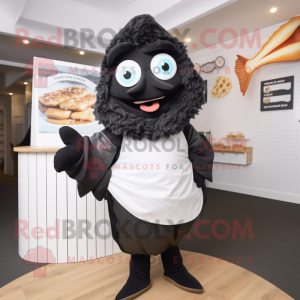 Black Fish And Chips maskot...