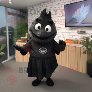 Black Fish And Chips maskot...