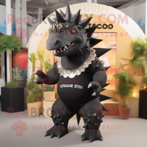 Black Stegosaurus mascotte...