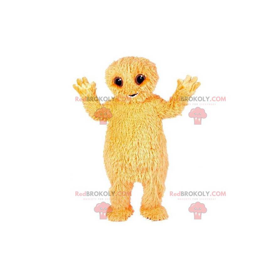 Mascote tenro marrom e peludo - Redbrokoly.com