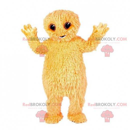 Mascote tenro marrom e peludo - Redbrokoly.com