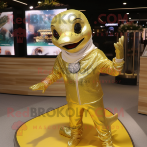 Personagem de mascote Gold...