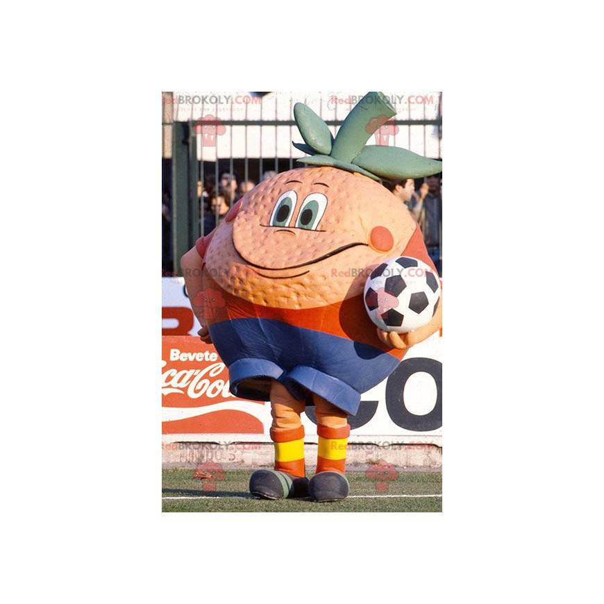 Gigantische oranje mascotte - Redbrokoly.com