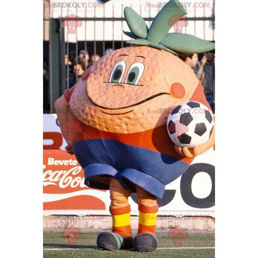 Mascote gigante laranja - Redbrokoly.com