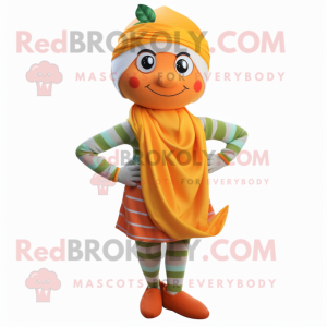 Orange Grapefrugt maskot...