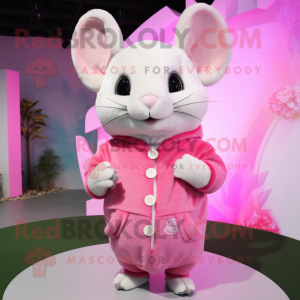 Pink Chinchilla maskot...