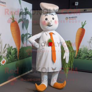 White Carrot mascotte...
