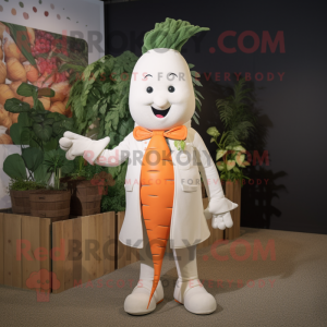 White Carrot mascotte...