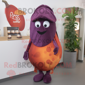 Rust Grape mascotte kostuum...