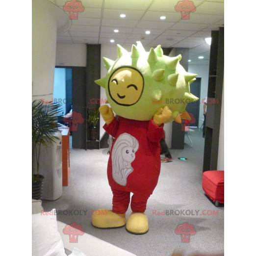 Kaštanový rohatý meloun maskot - Redbrokoly.com