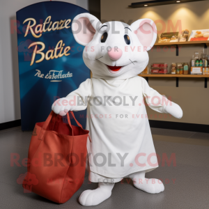 Wit Ratatouille mascotte...