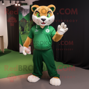 Forest Green Puma mascotte...