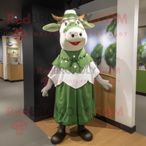 Olive Cow maskot kostume...