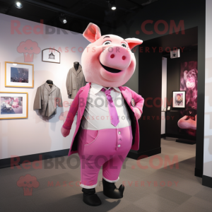 Pink Sow mascotte kostuum...