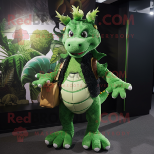 Green Dragon maskot drakt...