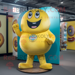 Yellow Donut mascotte...