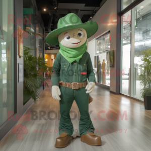 Forest Green Cowboy maskot...